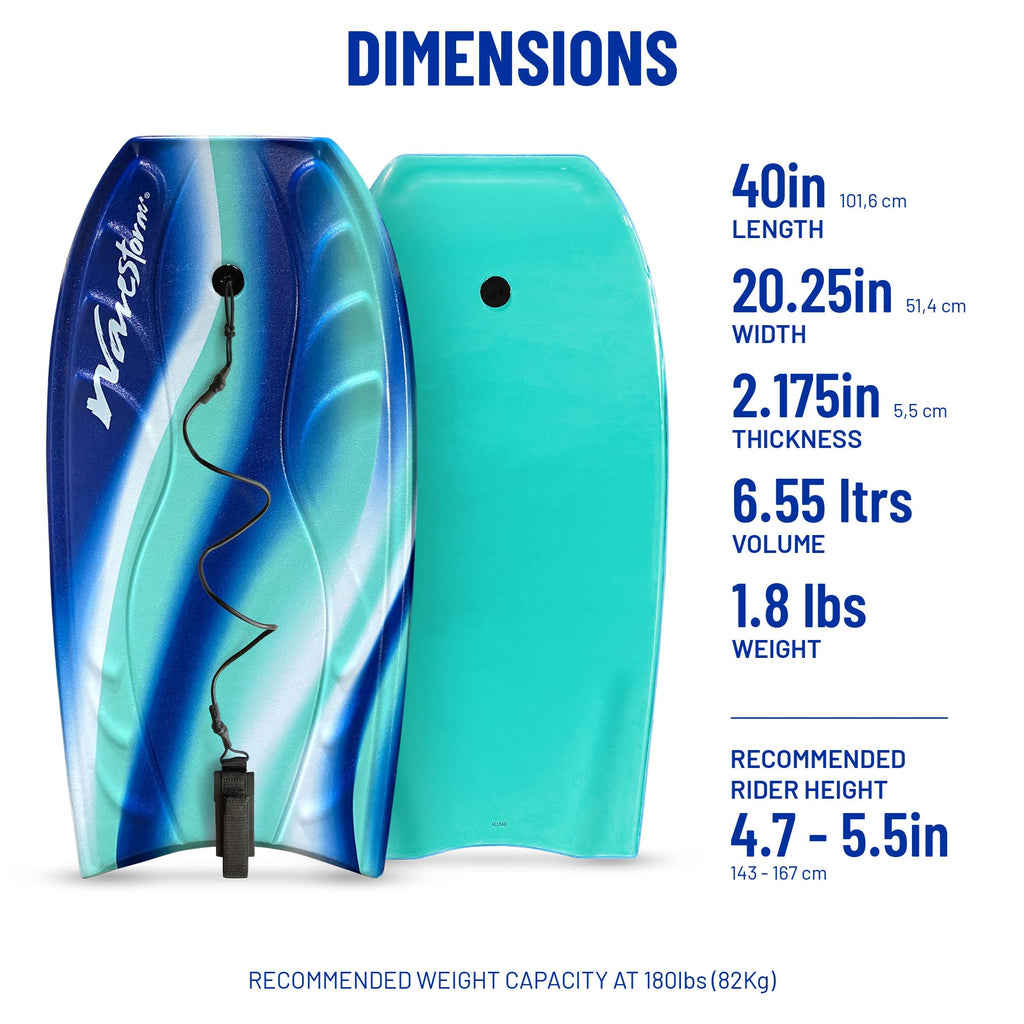 40 Inch Foam Bodyboard 2 Pack