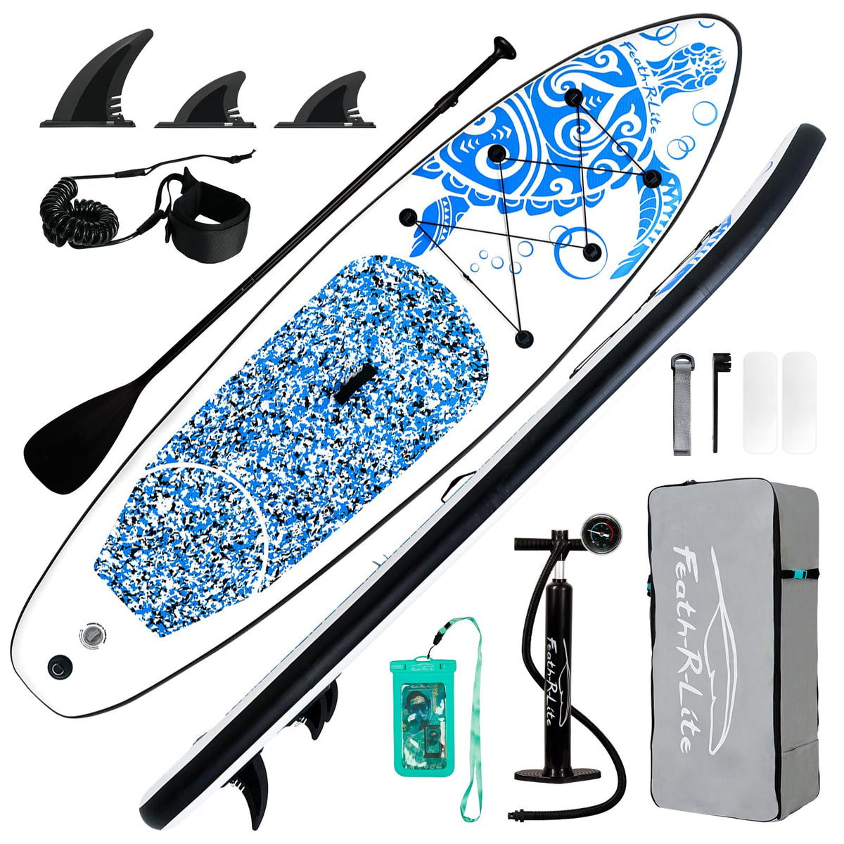 Inflatable Stand Up Paddle Board with Beginner Accessories