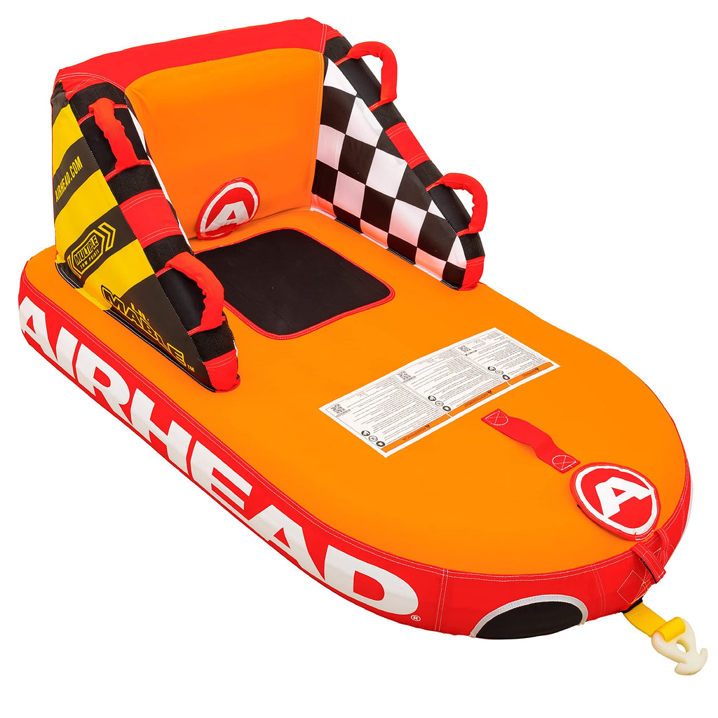 1 to 4 Person Inflatable Towable Tube for Boating