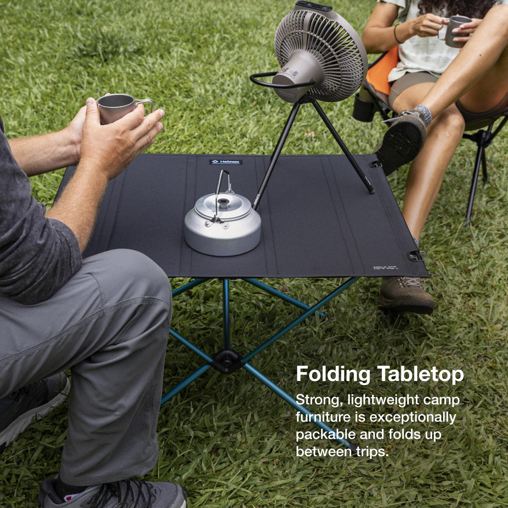 Lightweight Collapsible Portable Camping Table with Hard Top