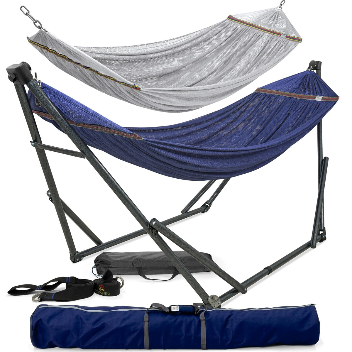 Portable Outdoor Hammock with Stand for Relaxing