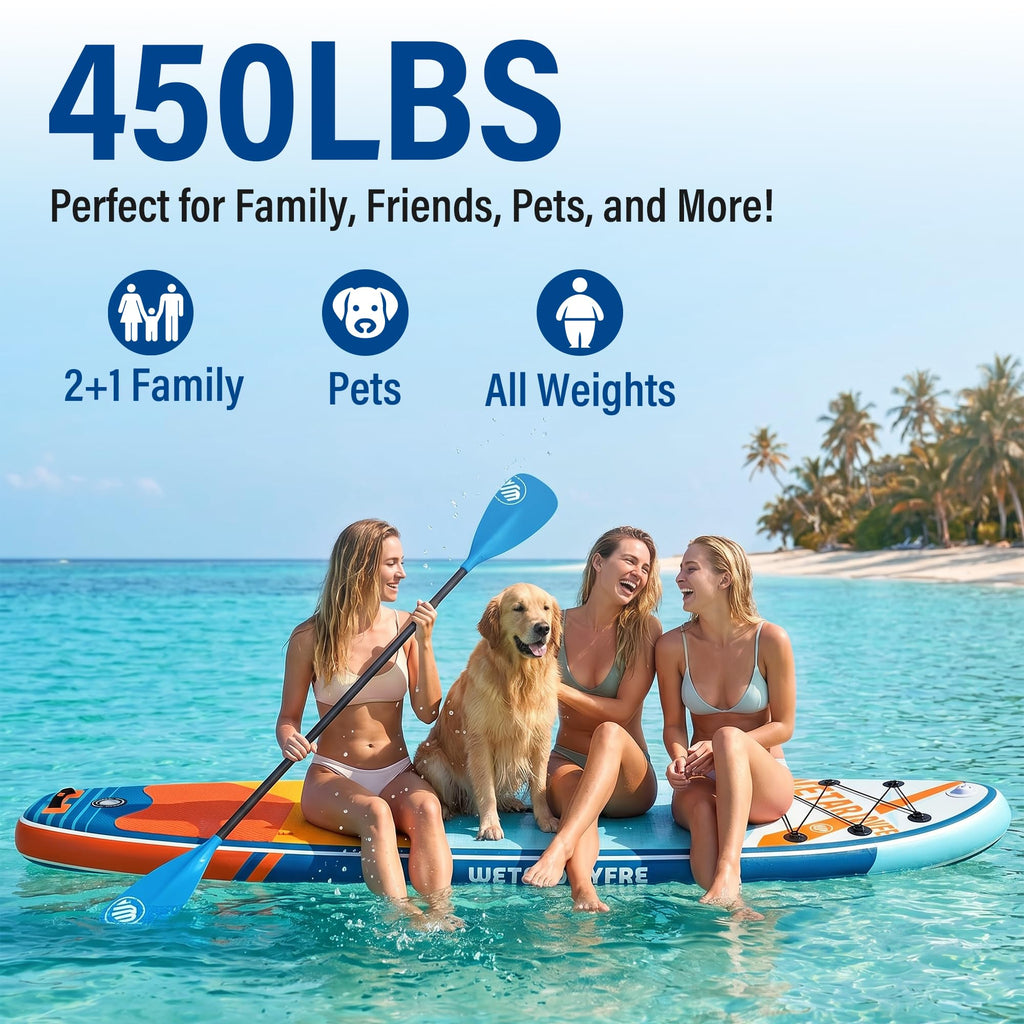 Extra Wide Inflatable Stand Up Paddle Board with Accessories