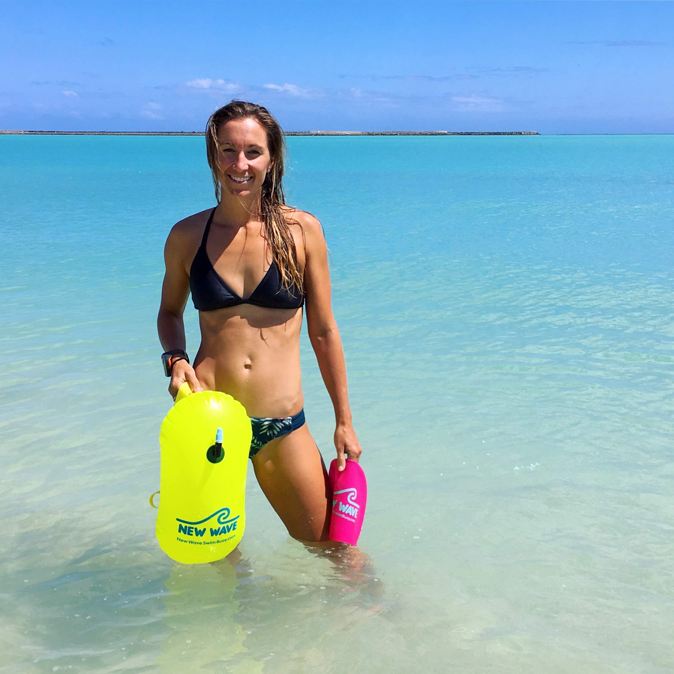 Open Water Safety Swim Buoy Tow Float for Swimmers and Triathletes