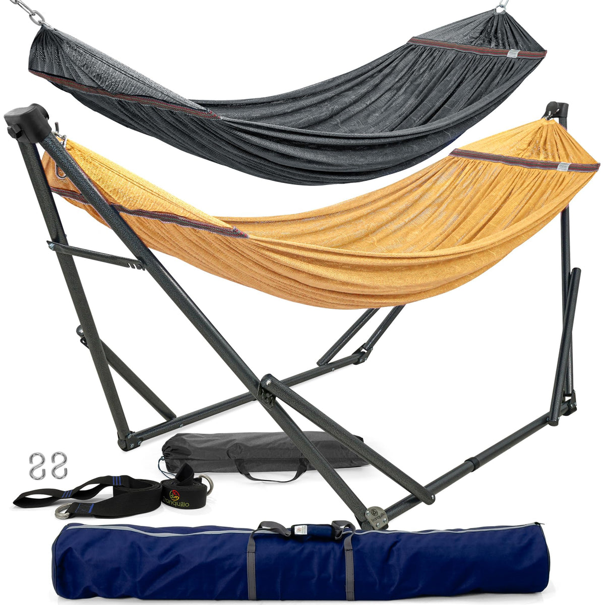 Portable Outdoor Hammock with Stand for Relaxing