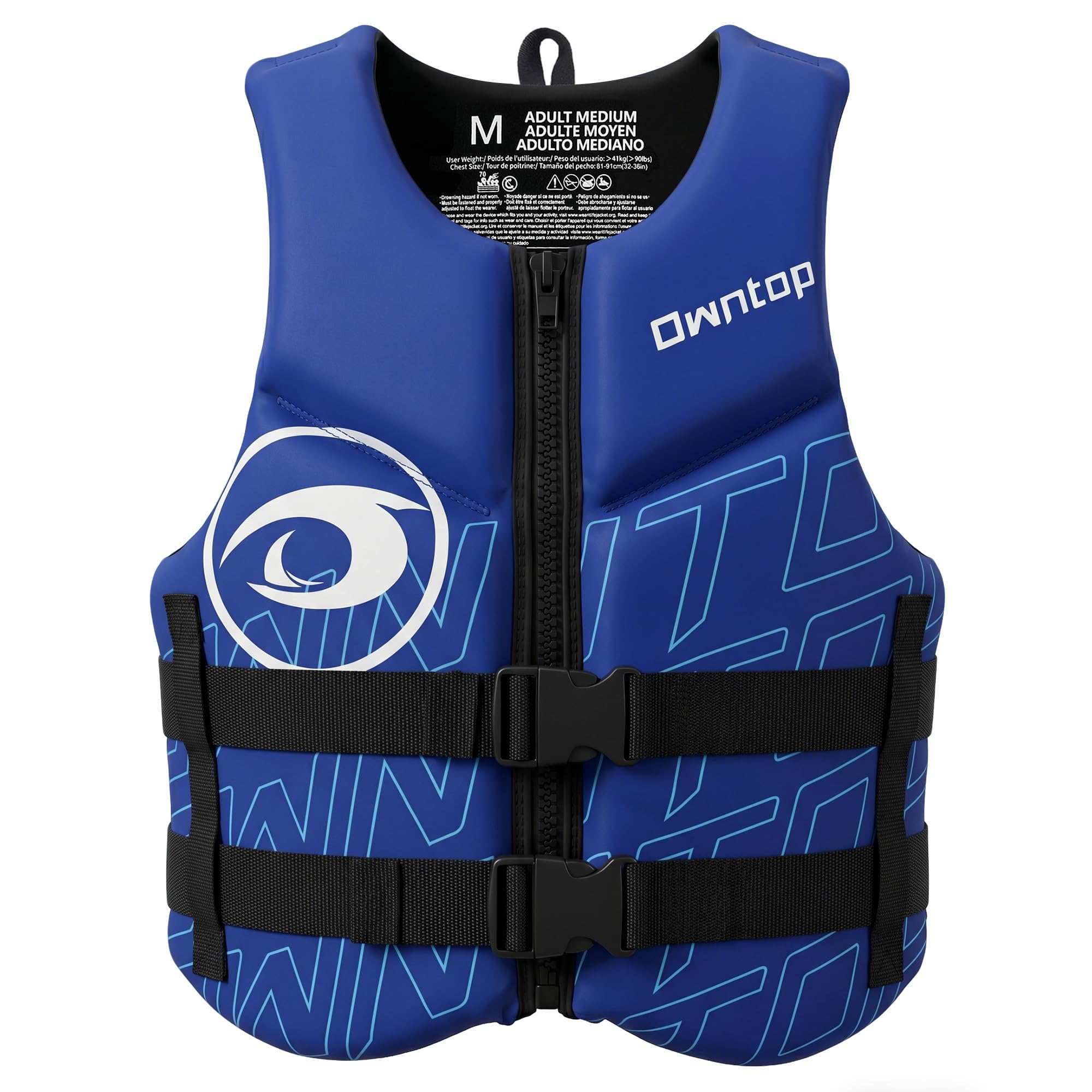 Adult Neoprene Swim Vest for Kayaking Boating and Fishing