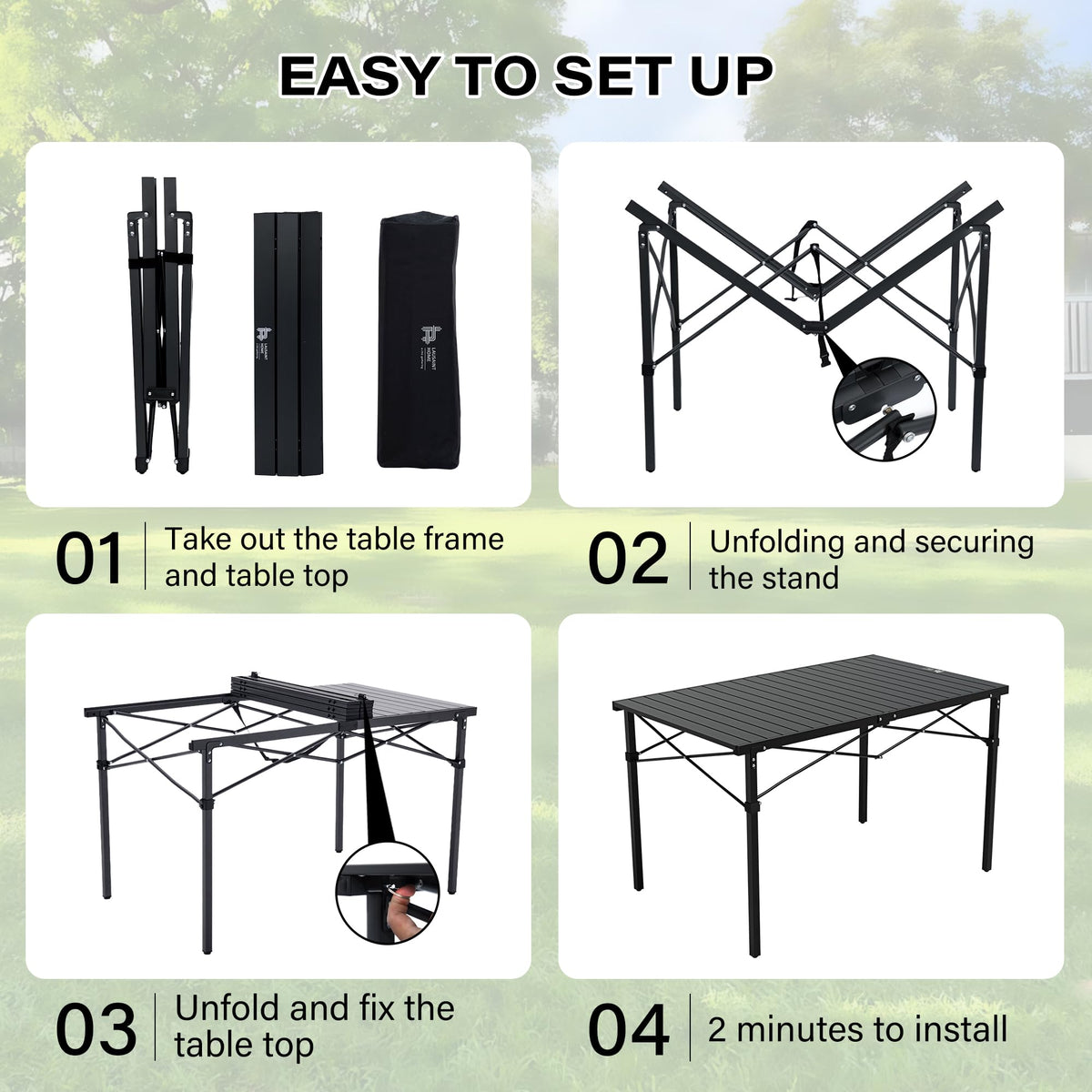 Portable Folding Camping Table for Outdoor Use