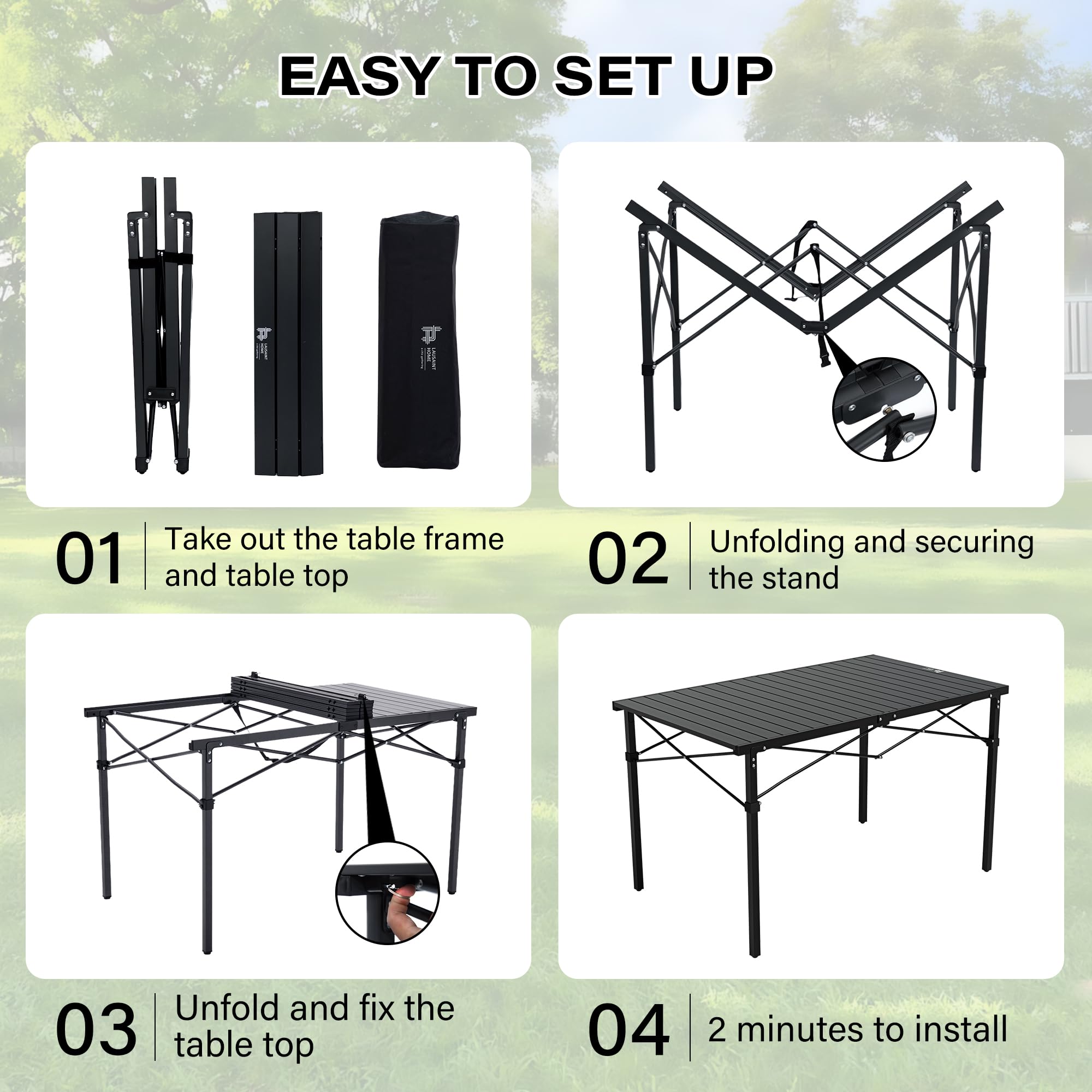 Portable Folding Camping Table for Outdoor Use