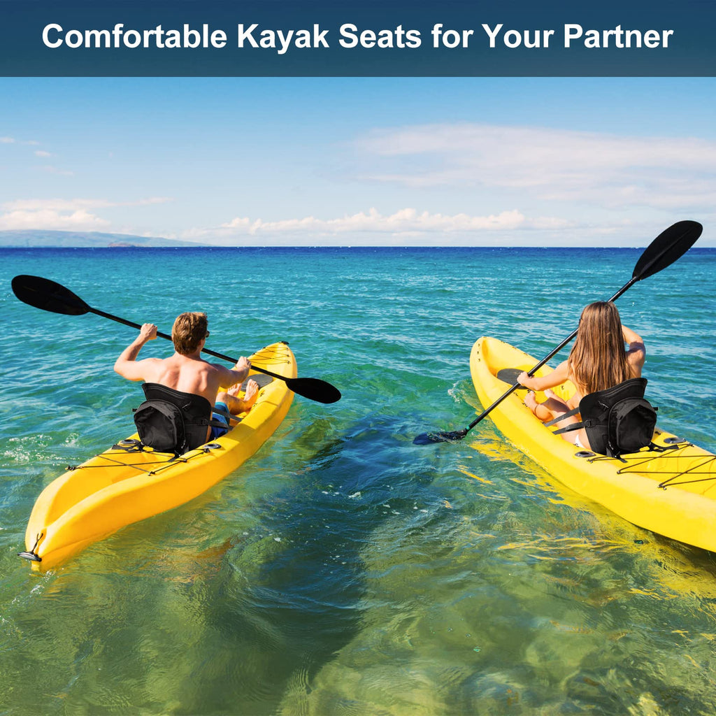 Padded Kayak Seat Cushion with Supportive Backrest