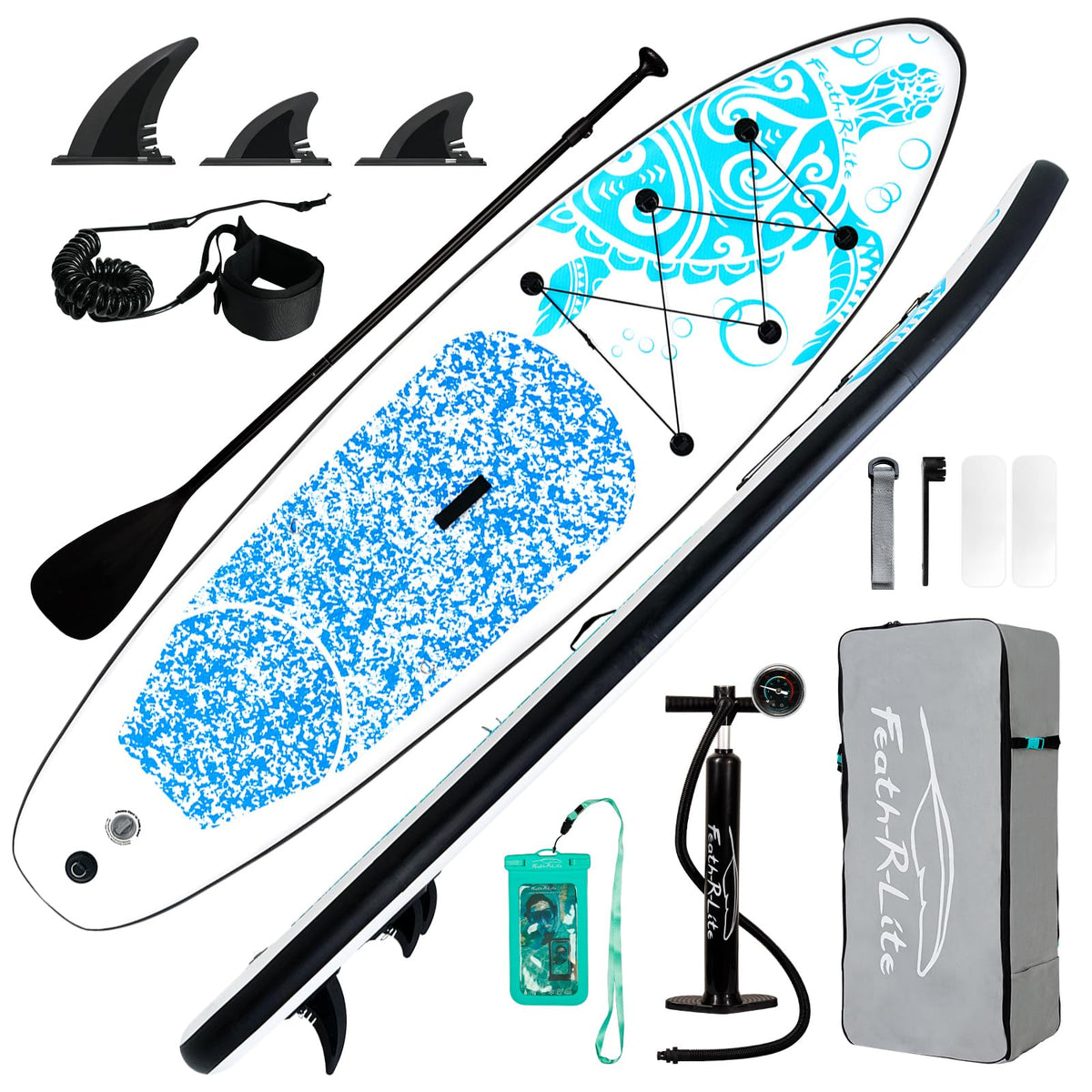 Inflatable Stand Up Paddle Board with Beginner Accessories