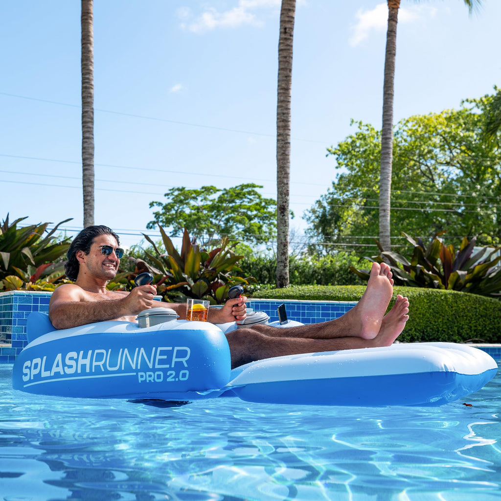 Motorized Pool Float for Adults with Powered Propulsion