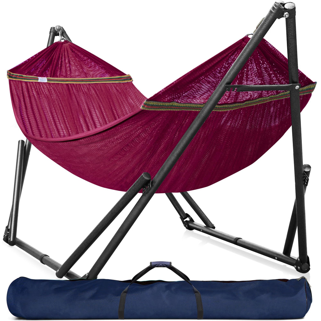 Portable Outdoor Hammock with Stand for Relaxing