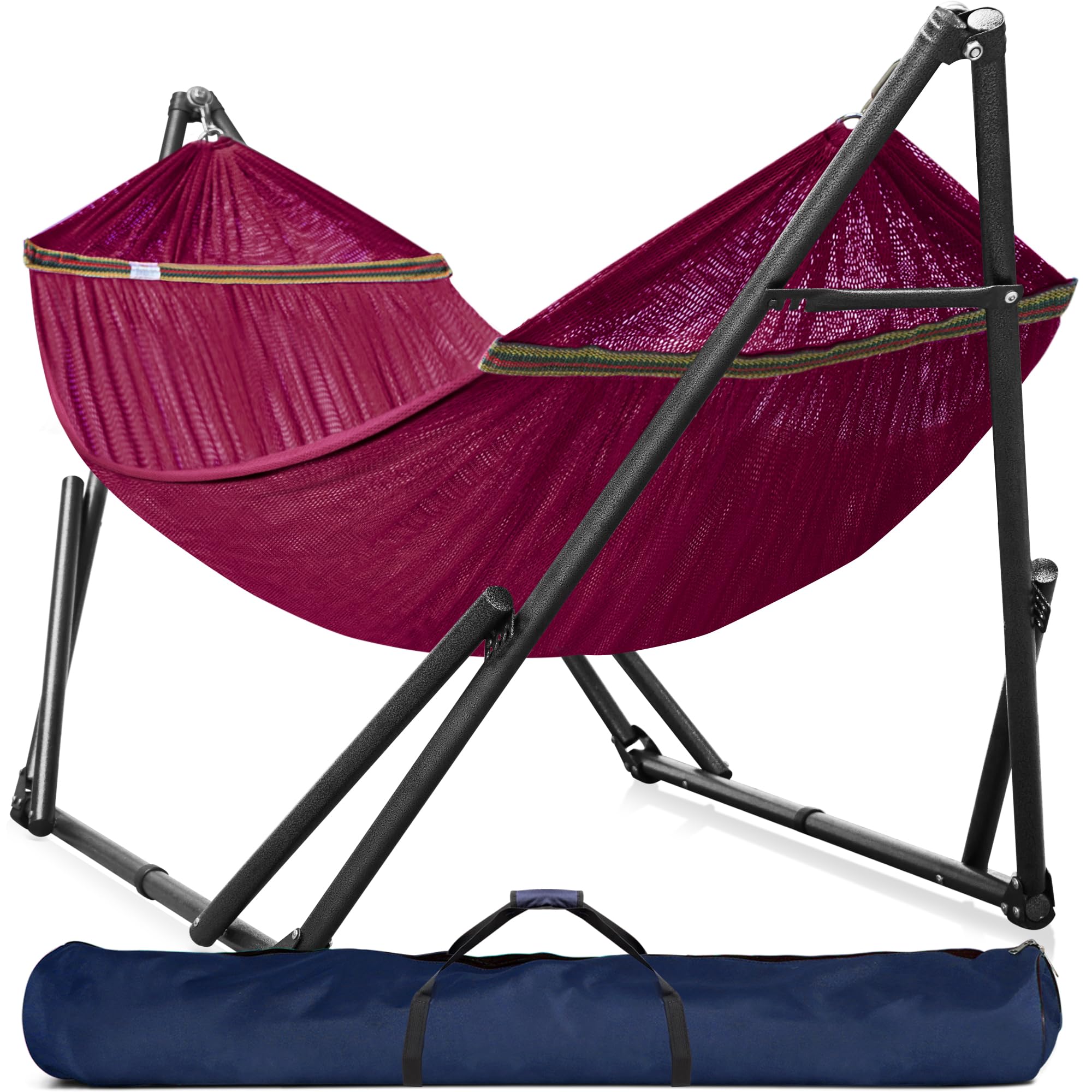 Portable Outdoor Hammock with Stand for Relaxing