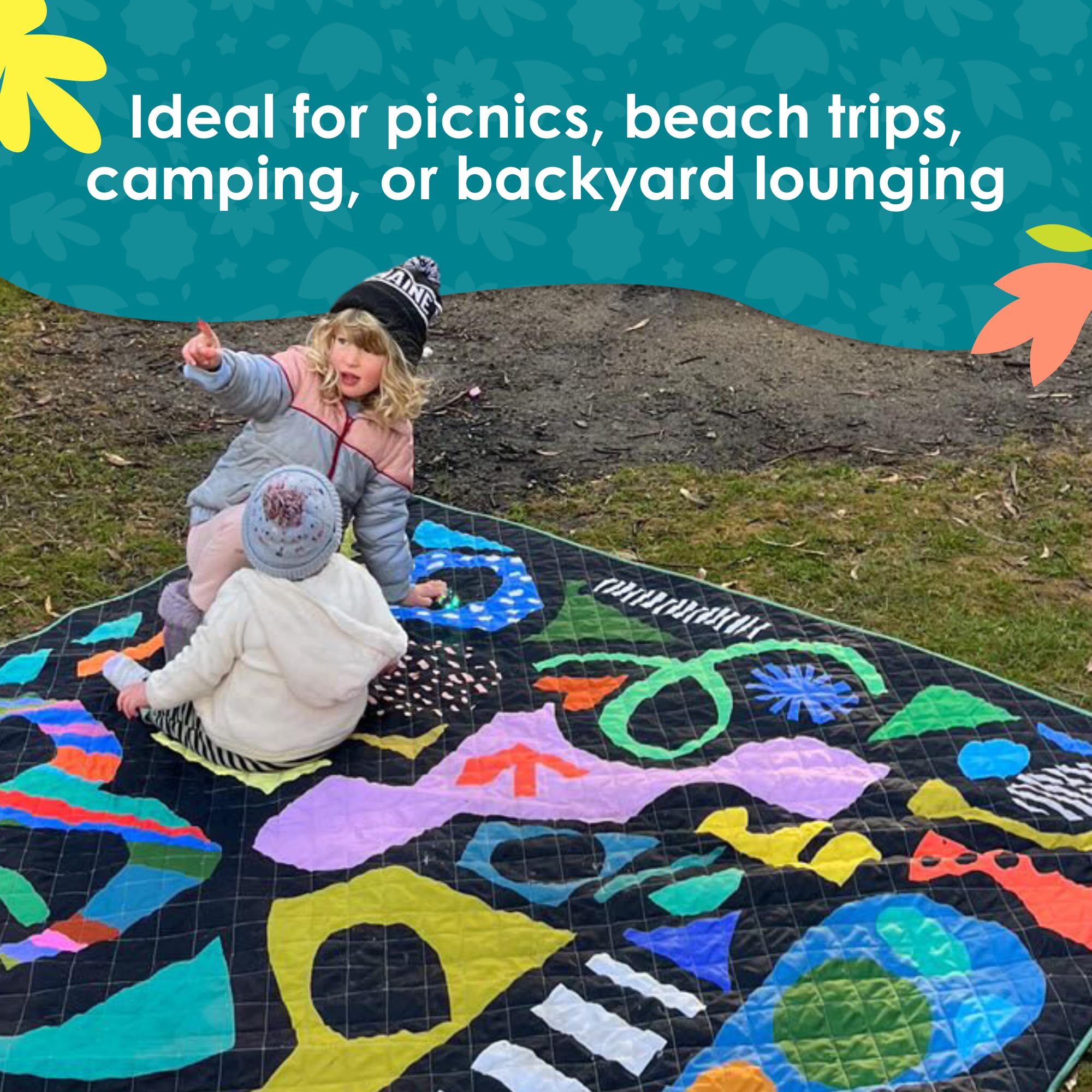 Waterproof Sandproof Picnic Blanket for Beach and Camping