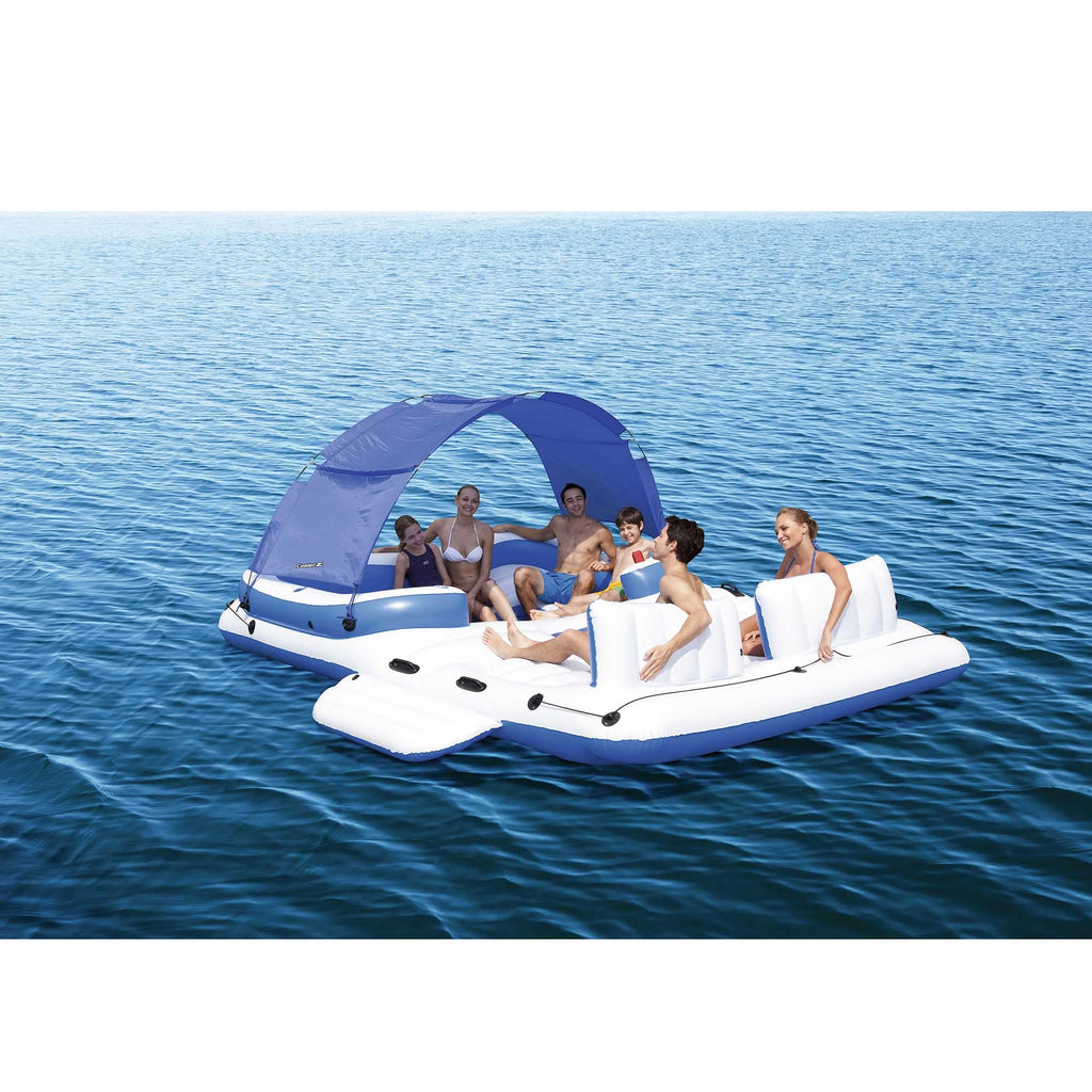 6 Person Inflatable Floating Lake Raft Lounge