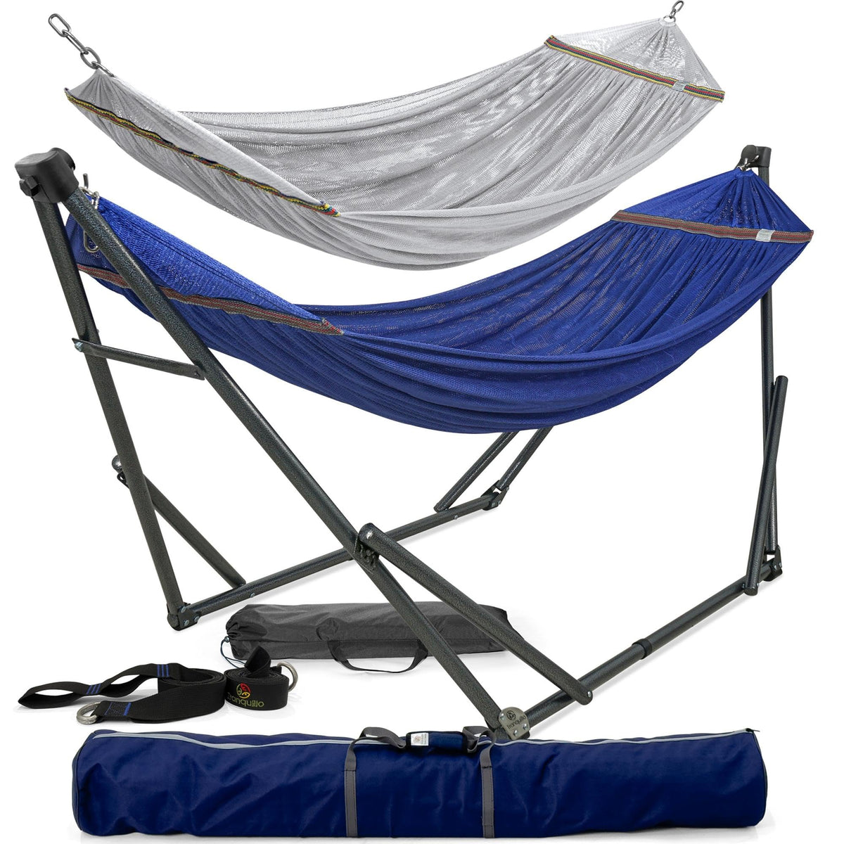 Portable Outdoor Hammock with Stand for Relaxing