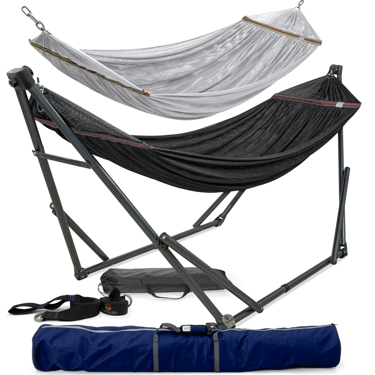 Portable Outdoor Hammock with Stand for Relaxing