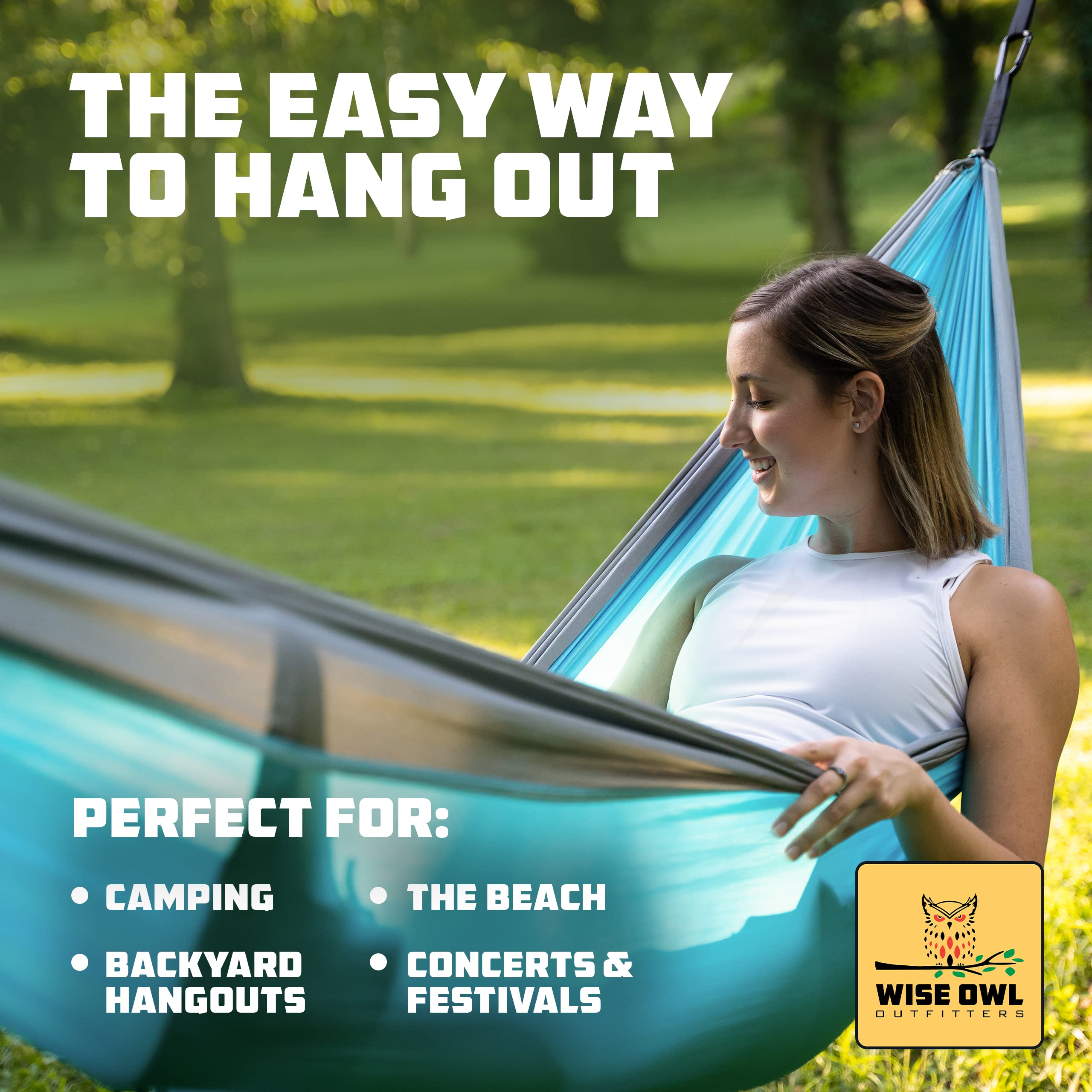 Adjustable Portable Hammock Stand with 440 lb Capacity