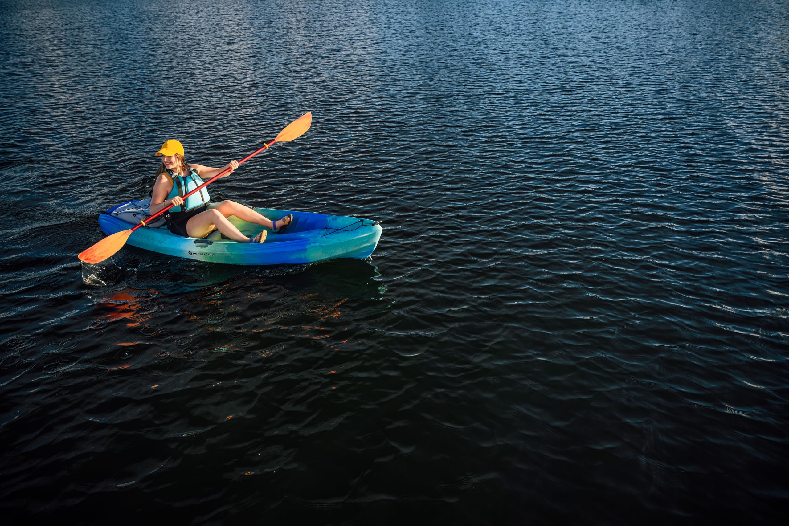 Sit On Top Recreational Kayak with Stable Lightweight Design