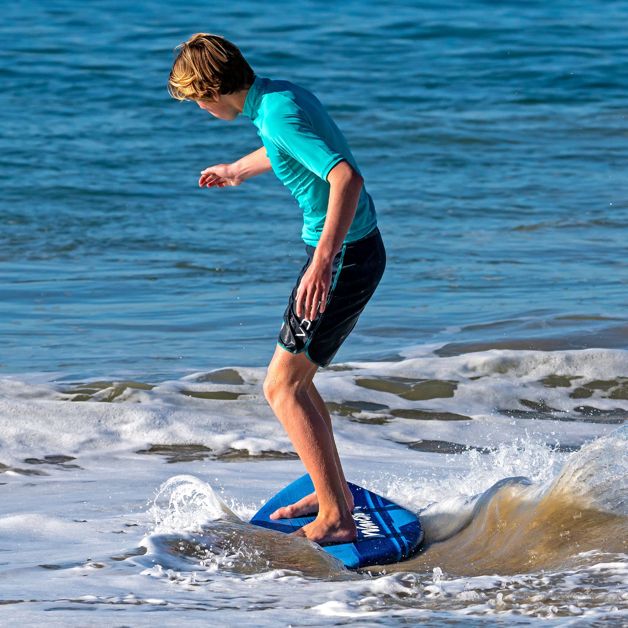48 Inch Foam Skimboard for Beginners Surfing and Bodyboarding