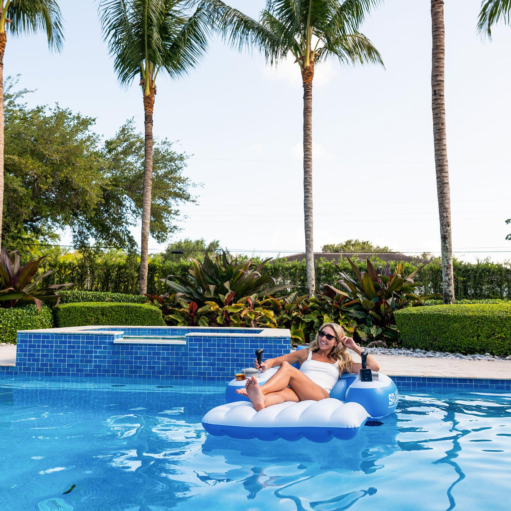 Motorized Pool Float for Adults with Powered Propulsion