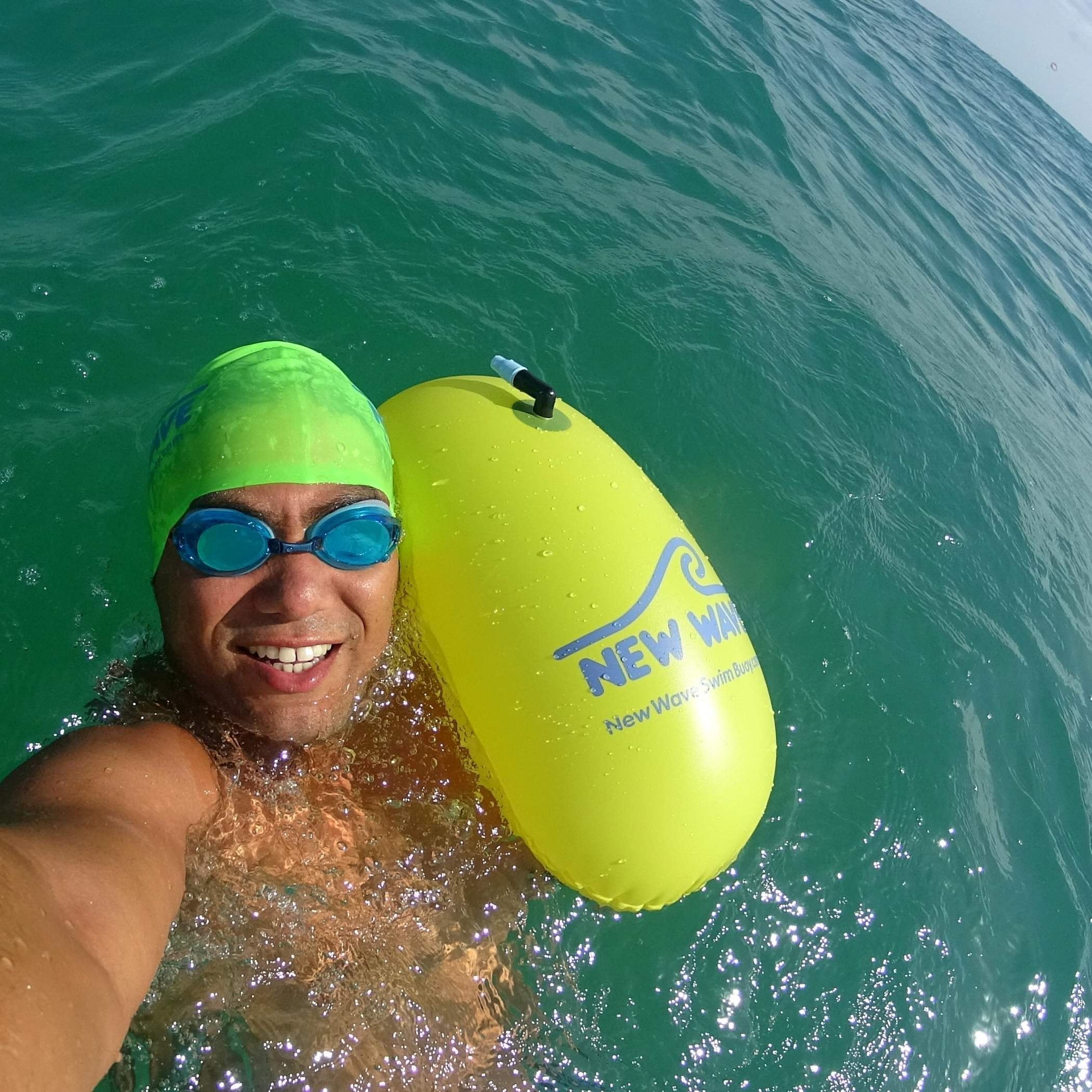 Open Water Safety Swim Buoy Tow Float for Swimmers and Triathletes
