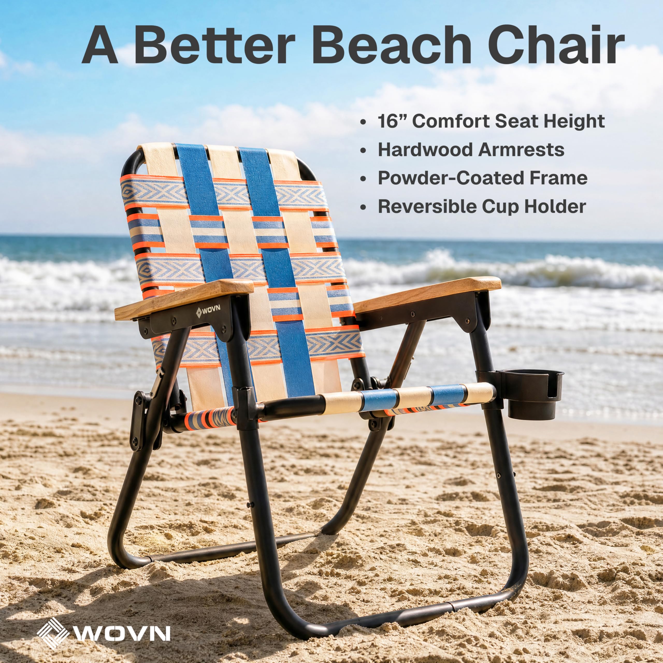 Folding Beach Backpack Chair for Camping and Outdoor Use