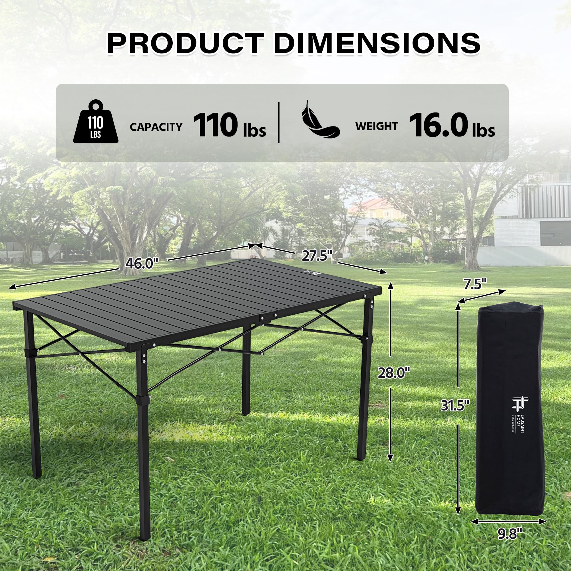 Portable Folding Camping Table for Outdoor Use